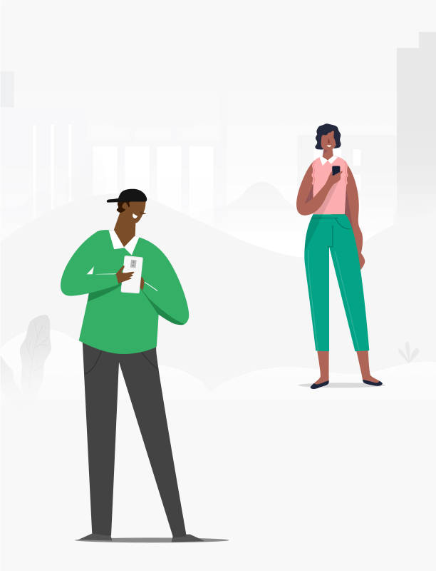 People standing next to each other