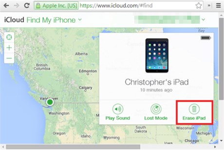 Unlock Disabled iPad via Find My iPhone