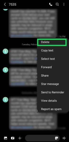 Hit Delete Button