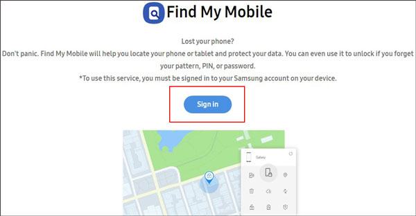 تنسى كلمة المرور الخاصة بك باستخدام Find My Phone