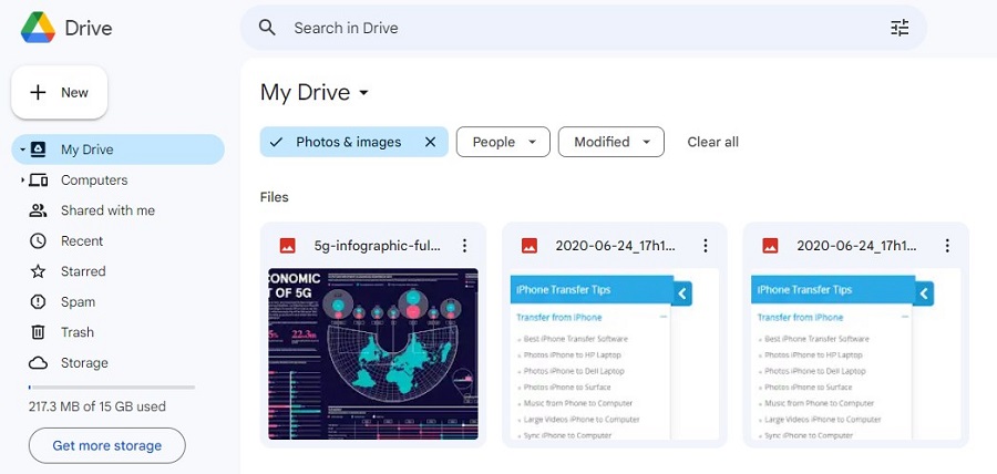 Manage Uploaded Photos from Google Chrome