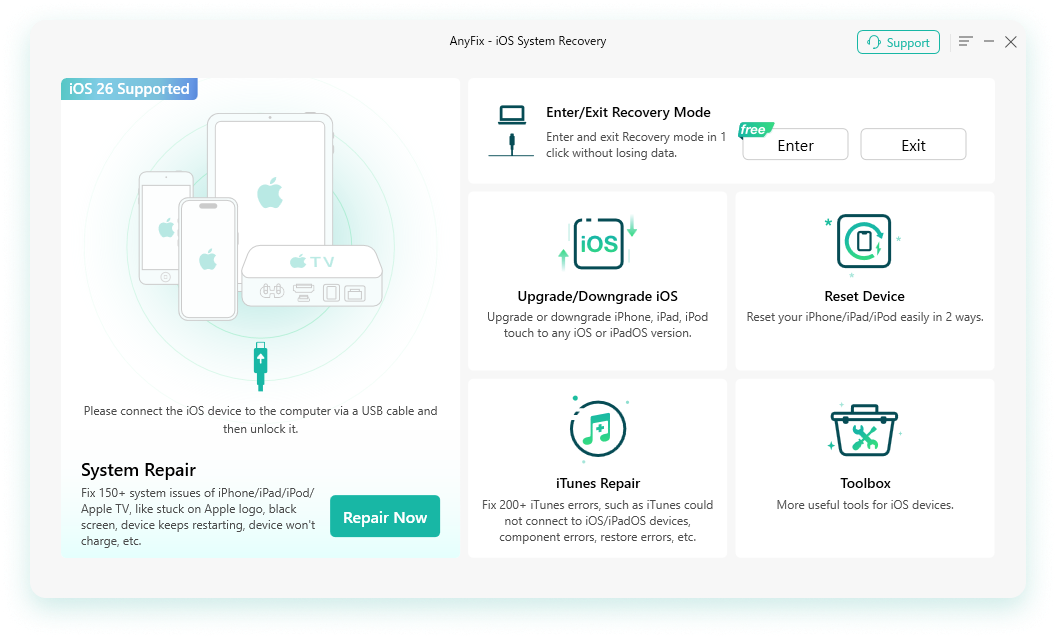 AnyFix Interface