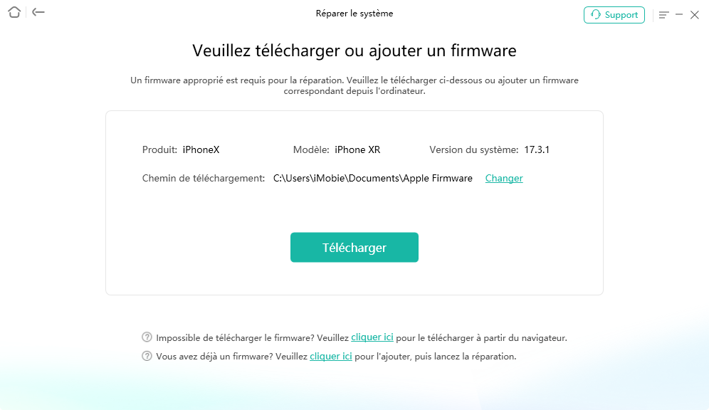 Téléphone avec capture décran du message