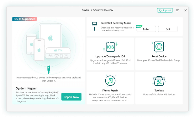 App with usage instructions