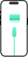 Cell phone with charger