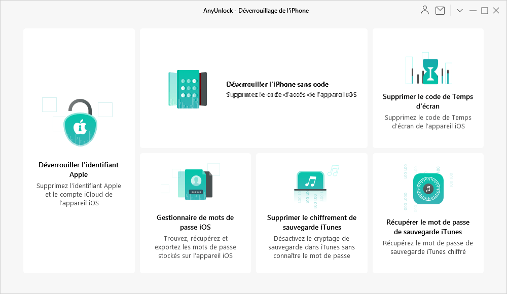 Capture décran de la page Web avec les icônes