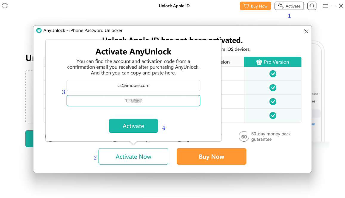 Pricing page screenshot