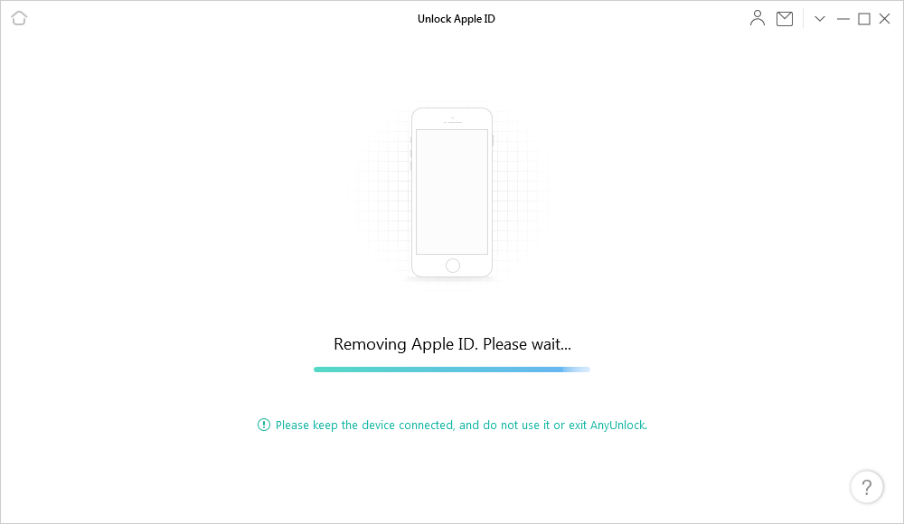 AnyUnlock is Removing Apple ID