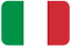 Italian flag with red white green