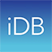 iDB logo on blue background