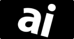 Black and white photo of logo