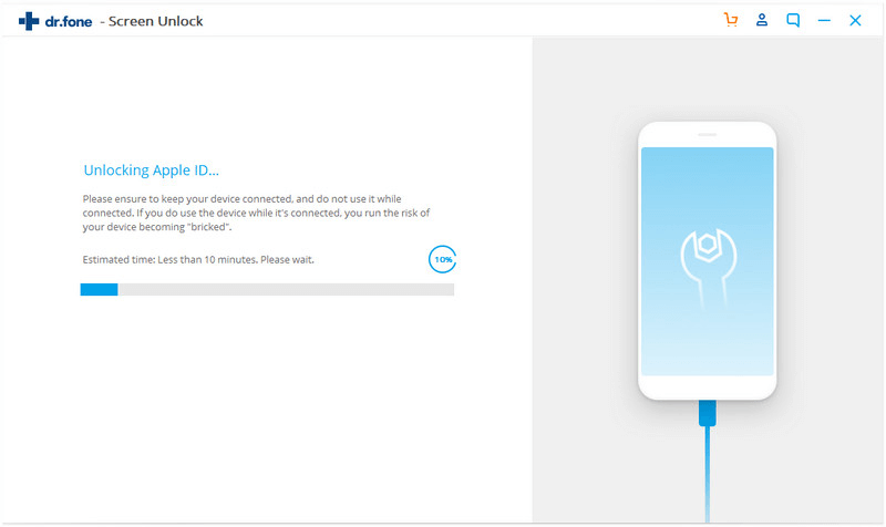 الصفحة الرئيسية لبرنامج Dr.Fone Screen Unlock