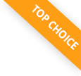 Sign Top Choice on yellow background