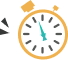 Horloge sur fond noir