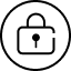 Black and white photo of keyhole