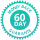 Green and black logo on black background
