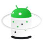 Grünes Android-Logo