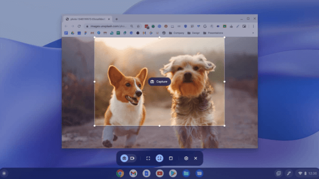 Chromebook capture écran