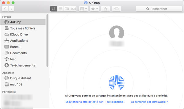 Connexion entre iPhone et Mac