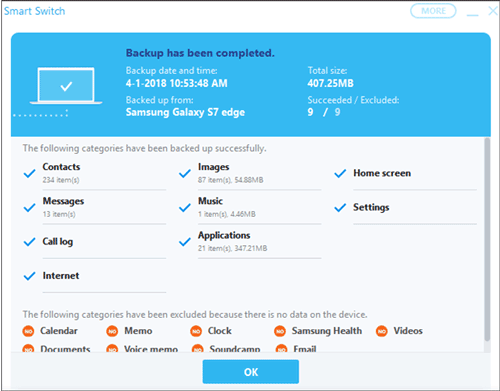Data Transfer will Automatically Commence