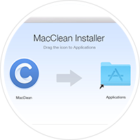 Macclean-Installationsprogramm auf dem Bildschirm