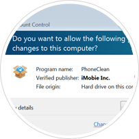 Message Autoriser les modifications