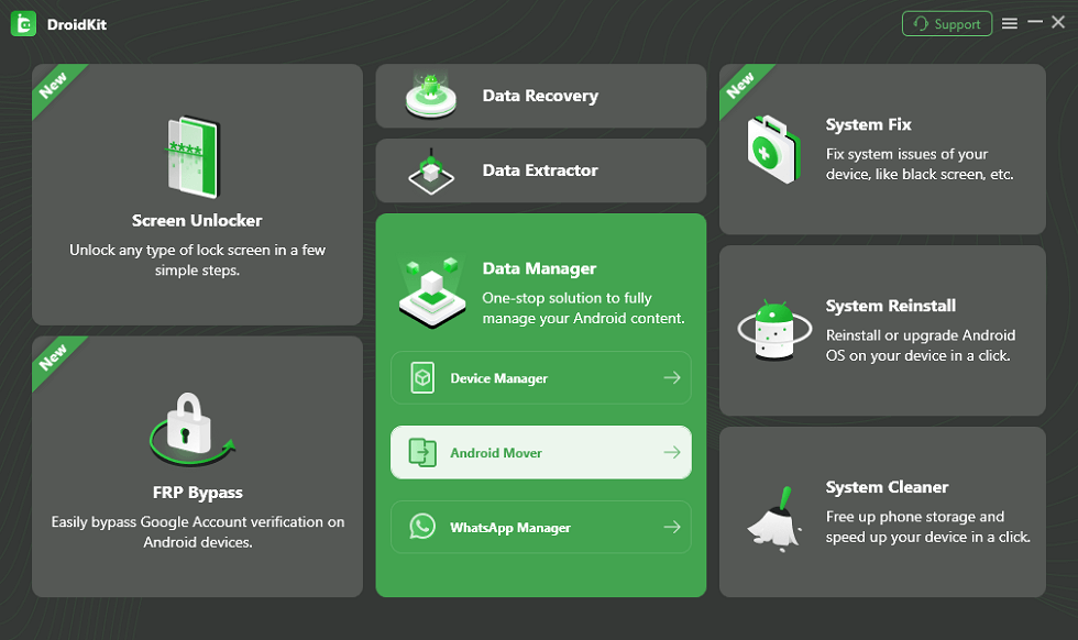 Choose Android Mover