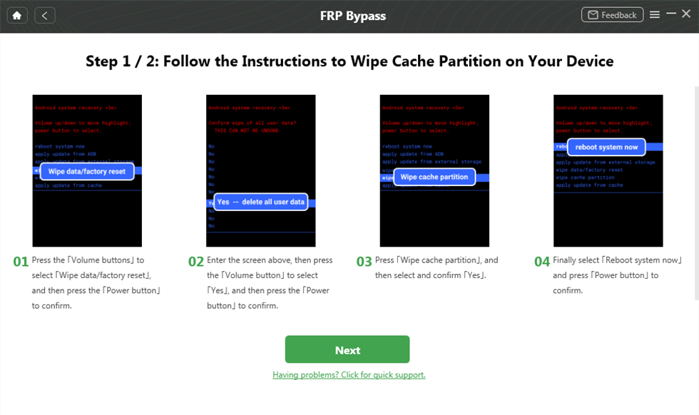 Complete Corresponding Settings