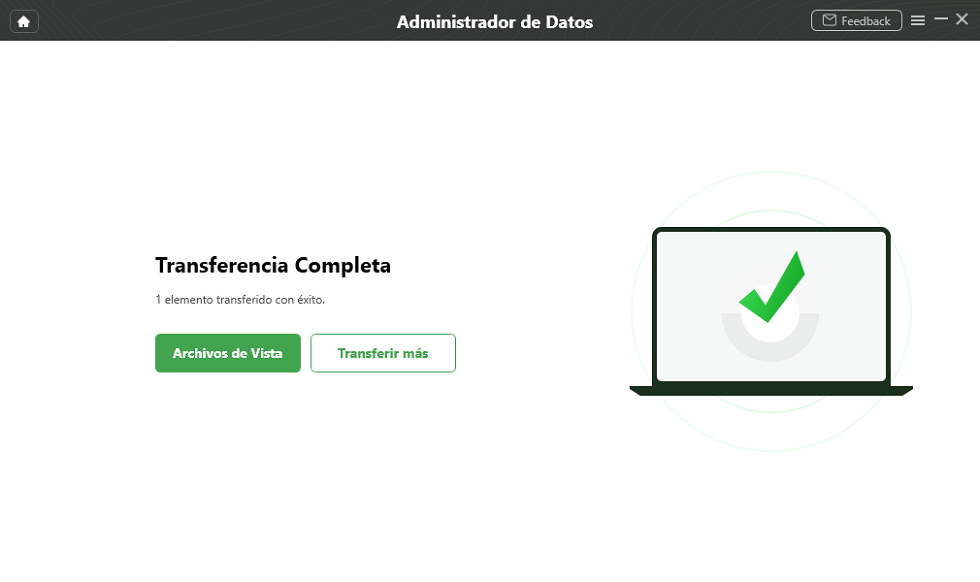 Transferir las fotos con éxito con DroidKit