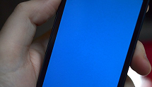 ecran bleu iphone