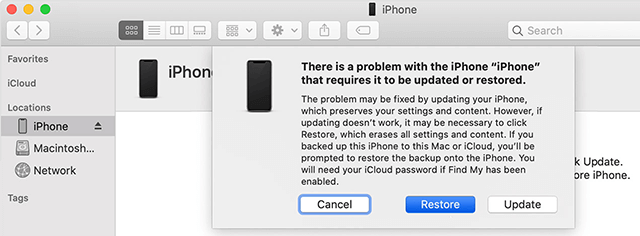 Reset iPad in Recovery Mode