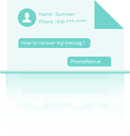 Cell phone with message on screen