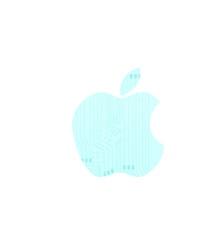 Apple-Logo weißer Hintergrund