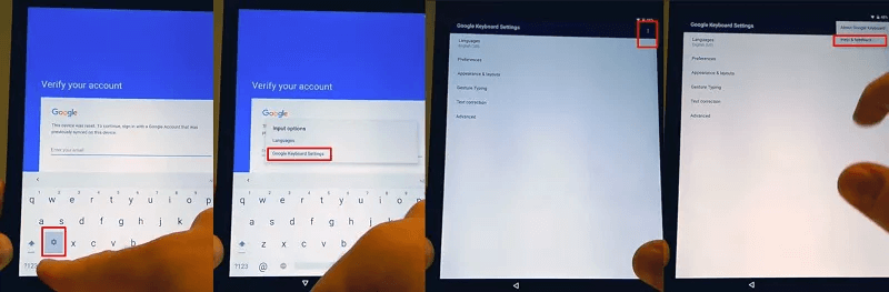Go to the Help Page from Google Keyboard Settings