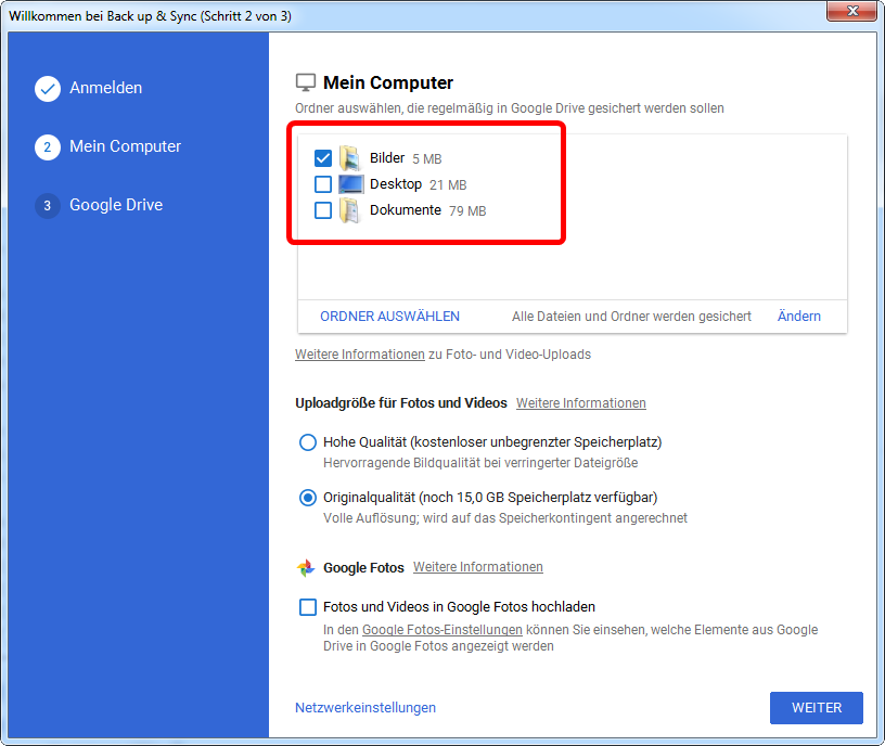 google-drive-ordner-waelen