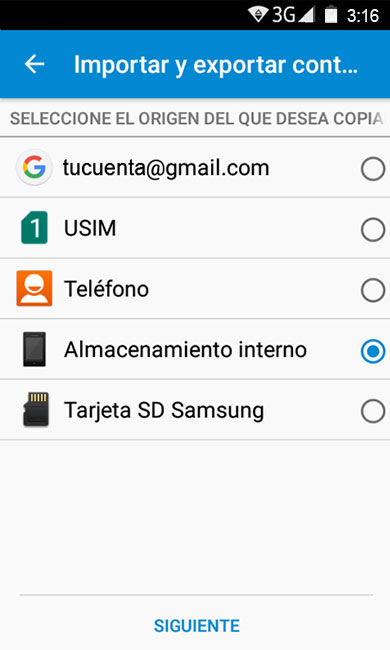 Contactos