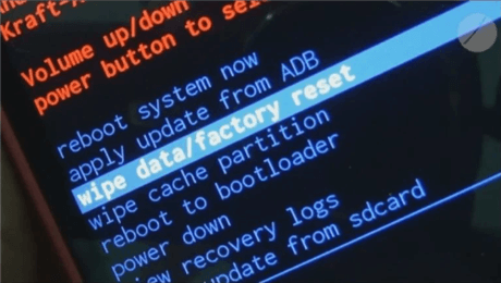 Hard Factory Reset The Device