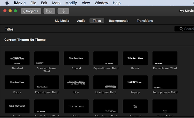 iMovie