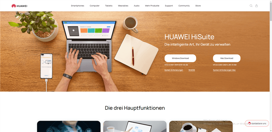 Huawei HiSuite herunterladen