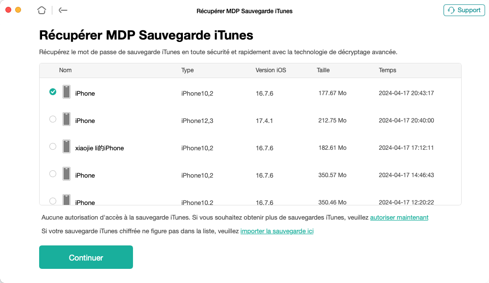 Capture décran du site Web avec des éléments