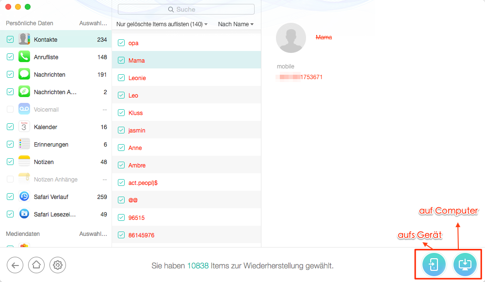 Wie kann man iCloud Daten wiederherstellen