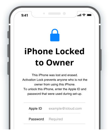 iPhone with iPhone Locked to Owner