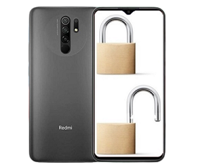 Ilustração de um celular Xiaomi bloqueado