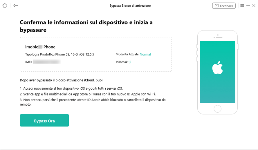 Inizia a rimuovere iCloud