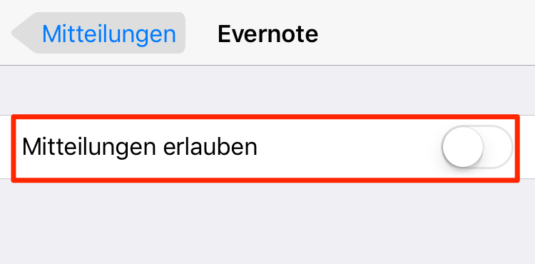 iPhone 8 Akku schnell leer：Mittelungen ausschalte