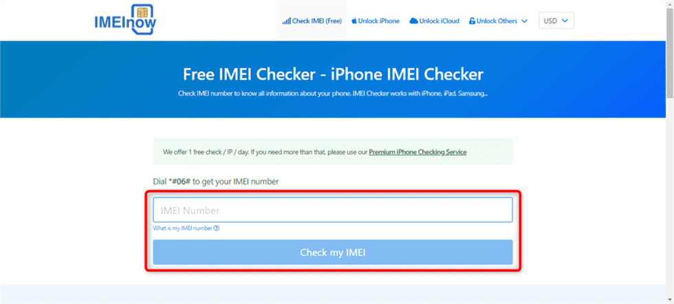 iPhone IMEI