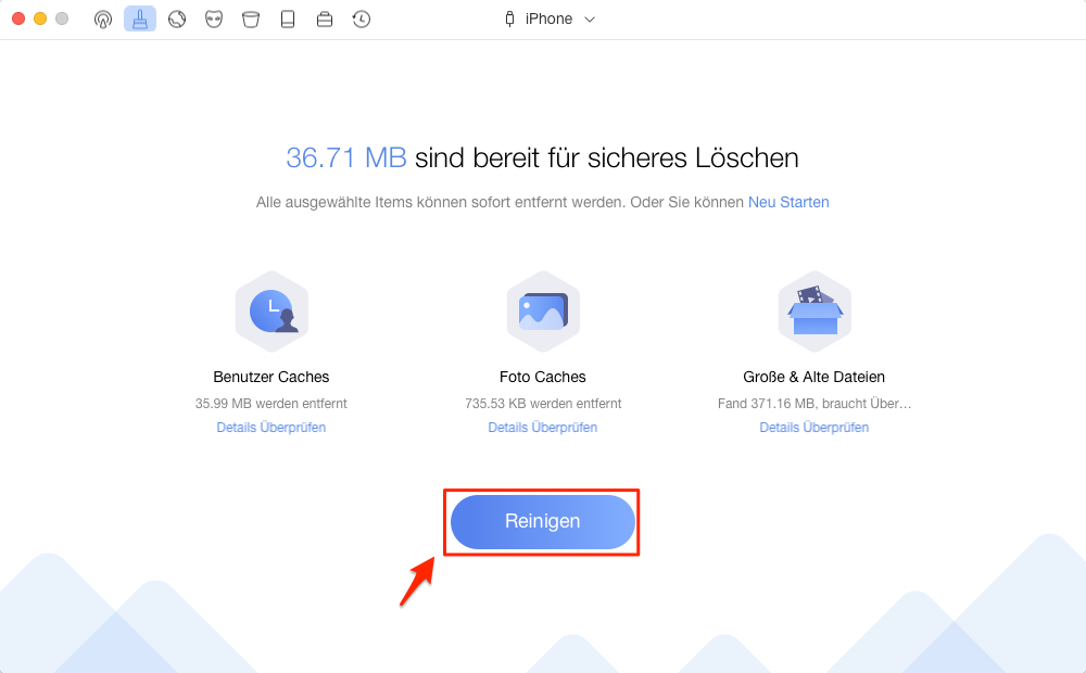 iPhone Speicher einfach erweitern â Schritt 3
