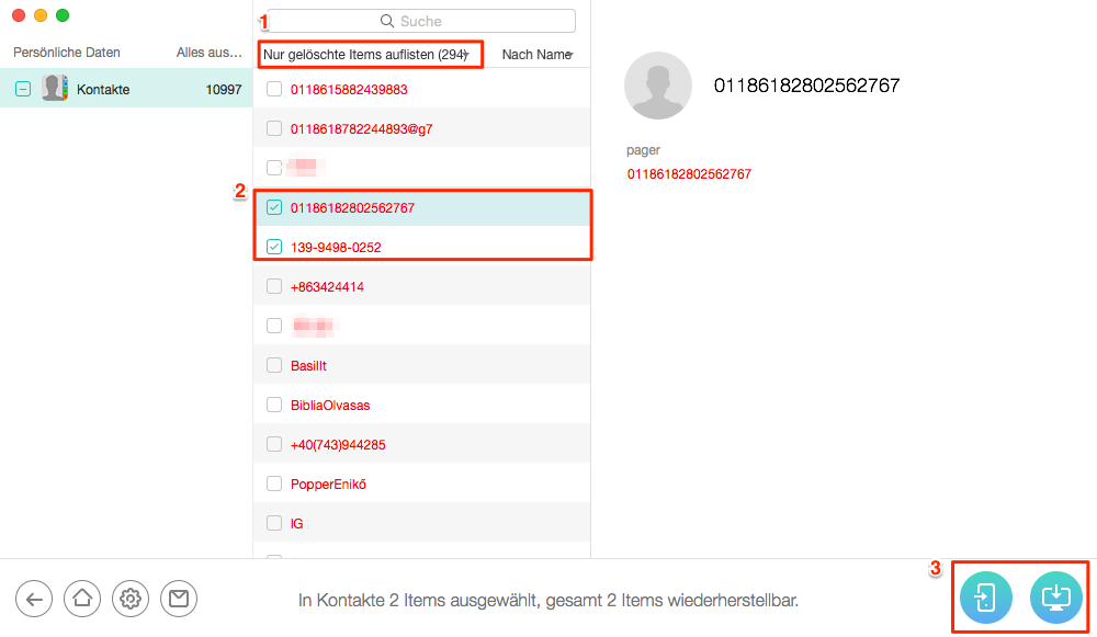 kontakte-auswaehlen