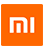 Logo blanc orange sur bleu