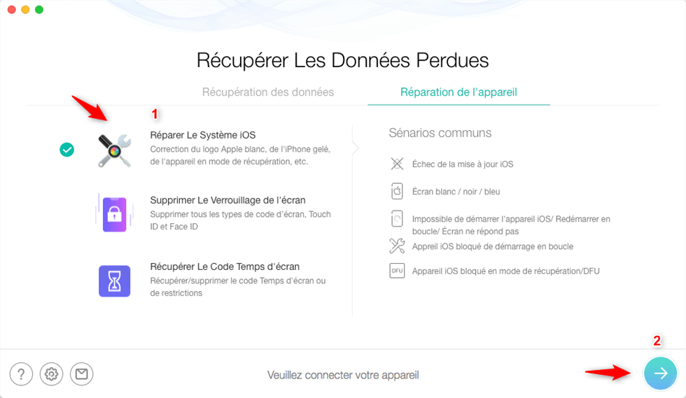 Réparer Le Système iOS